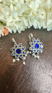 Silver Bugadis with kemp stones