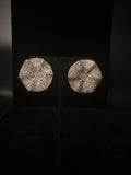 White stone stud
