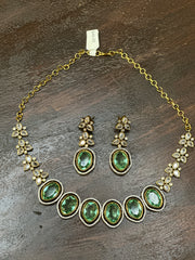 Necklace with earring