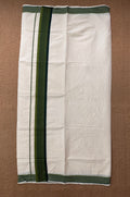 Black and green order set saree
