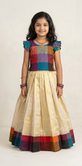 Madras kattam skirt set