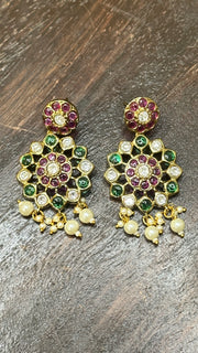 Necklace with earring