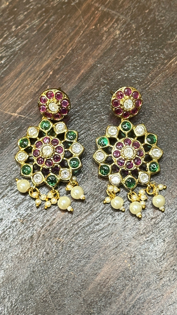 Necklace with earring