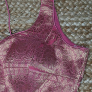Light pink brocade blouse