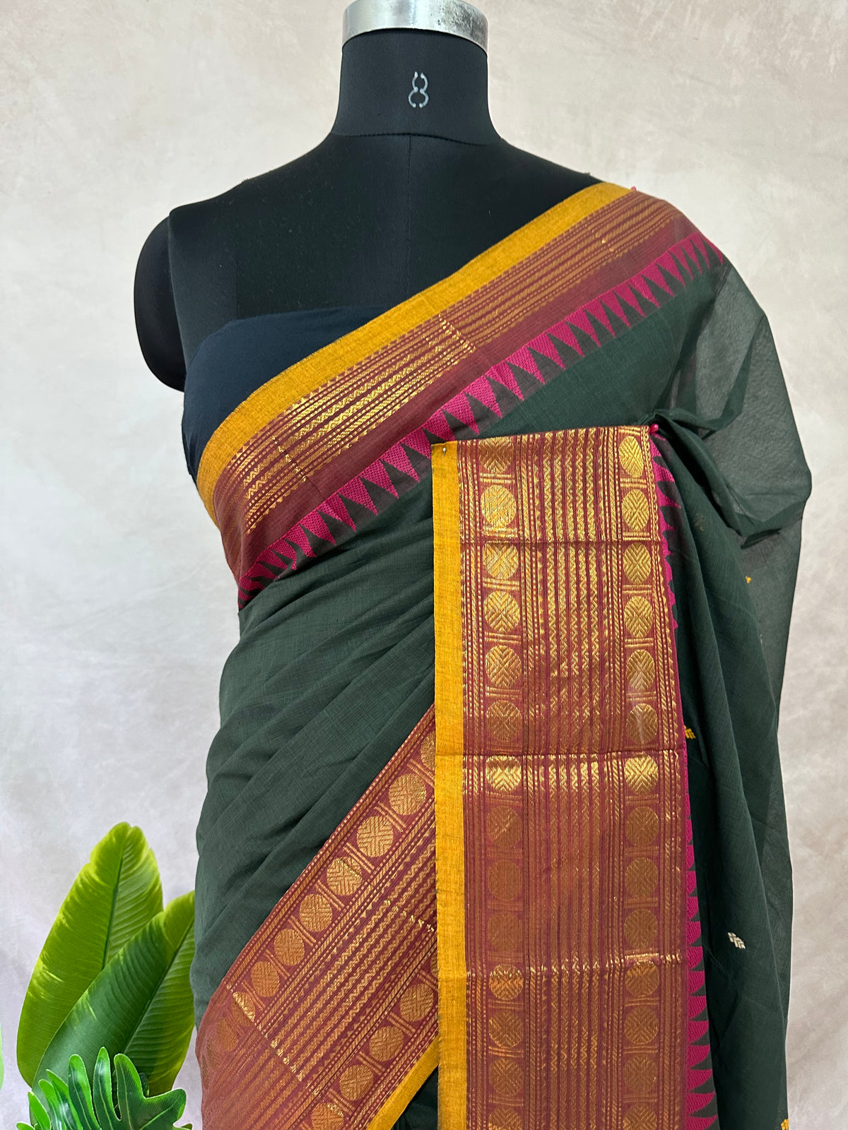 Kanchivaram cotton handloom saree , no BP
