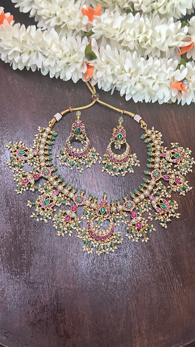 Guttapusalu necklace and earring