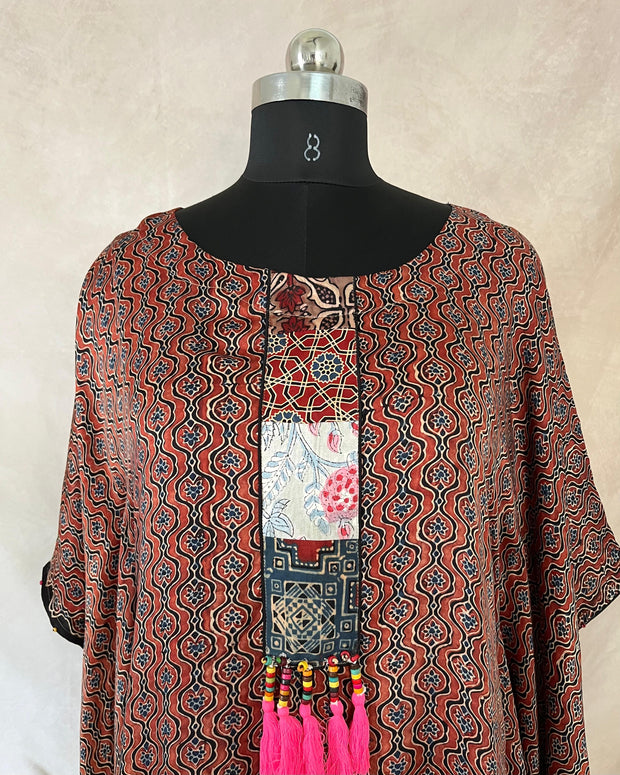 Modal silk kaftan
