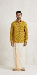 Ajrakh handblock printed shirts in pure Cotton
