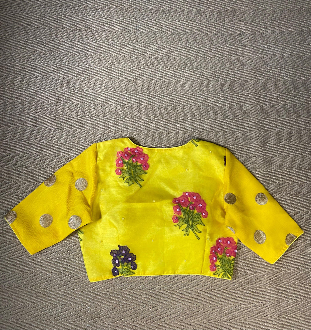 Yellow blouse