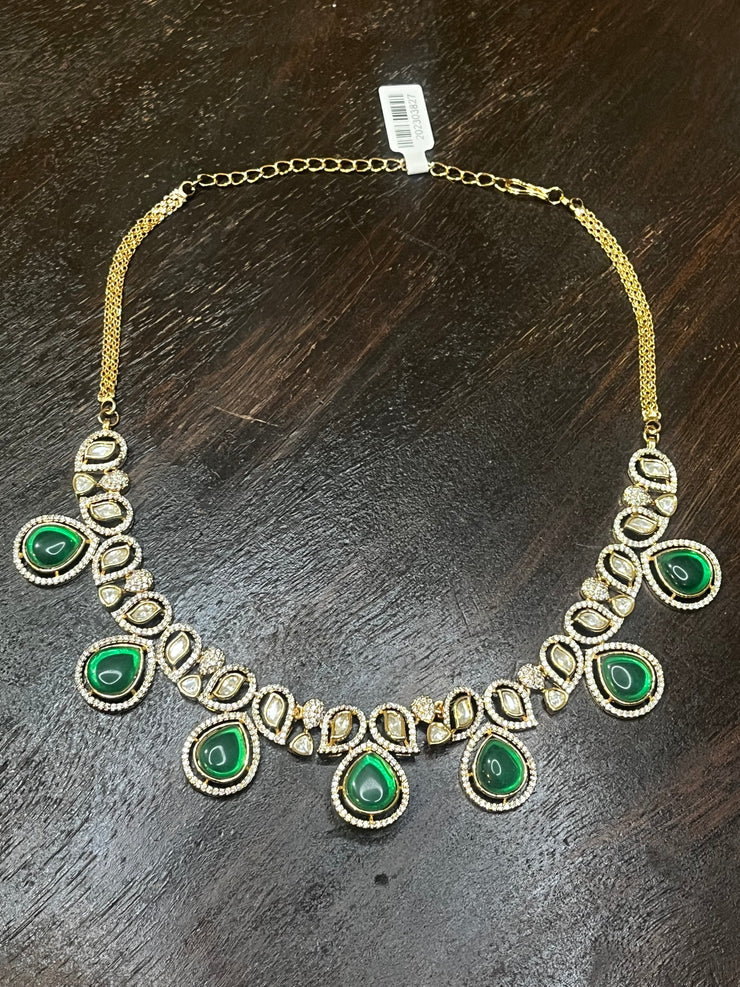 Necklace with earring