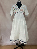 Handloom jamdani cotton dress