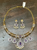 Necklace with earring