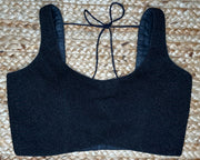 Black designer blouse