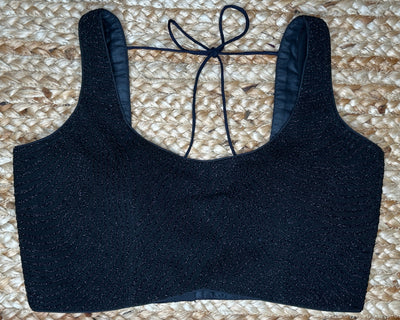 Black designer blouse
