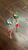 Glass earring