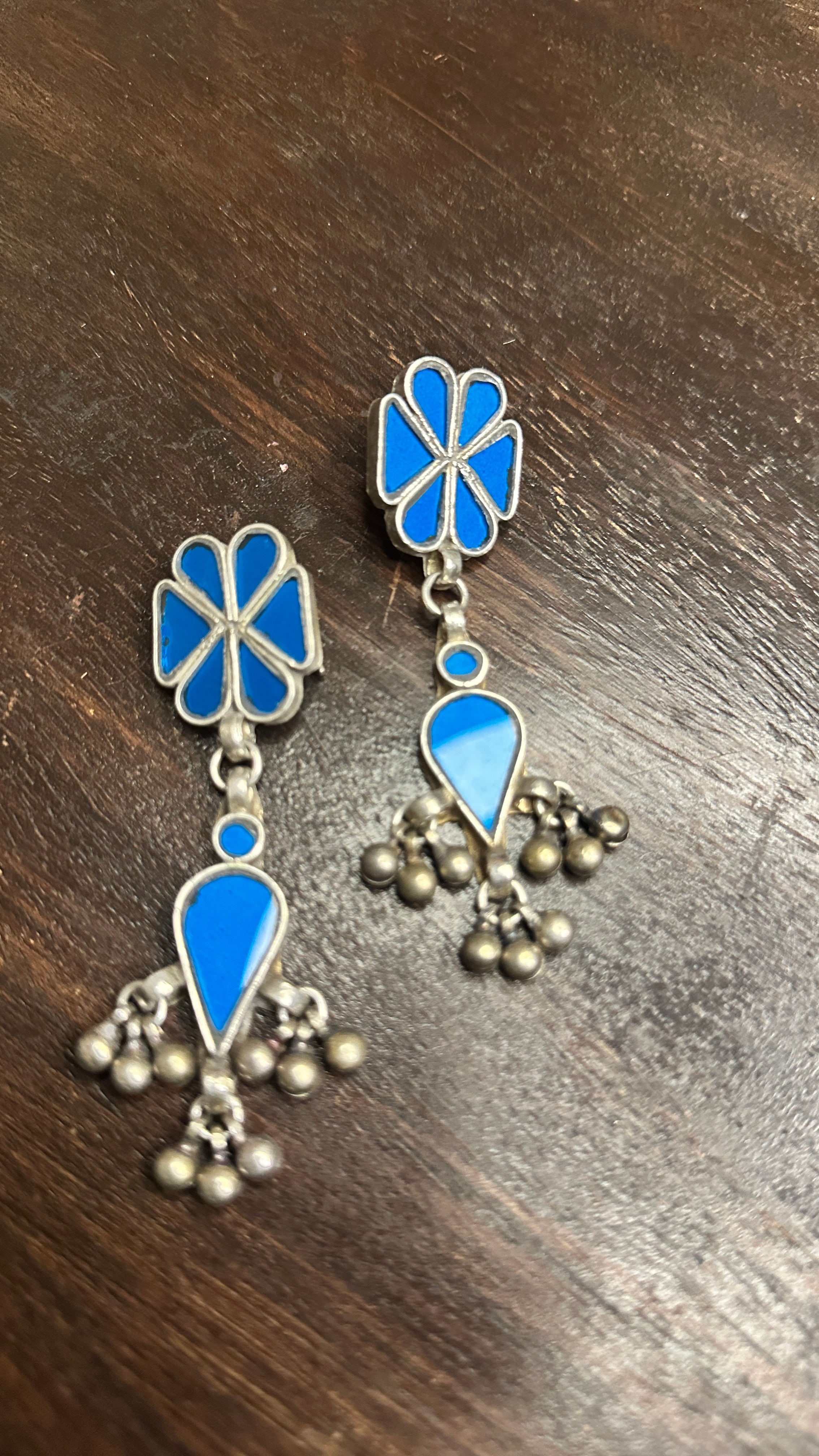 Glass earring