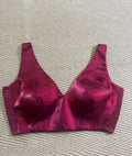 Maroon satin stilk adjustbale (Side elastic) blouse