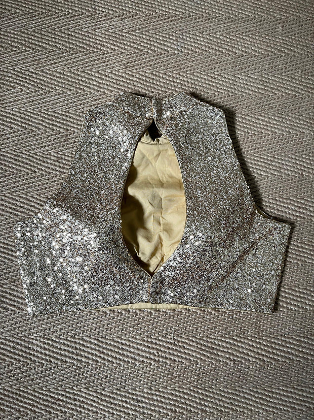 Gold sequins blouse