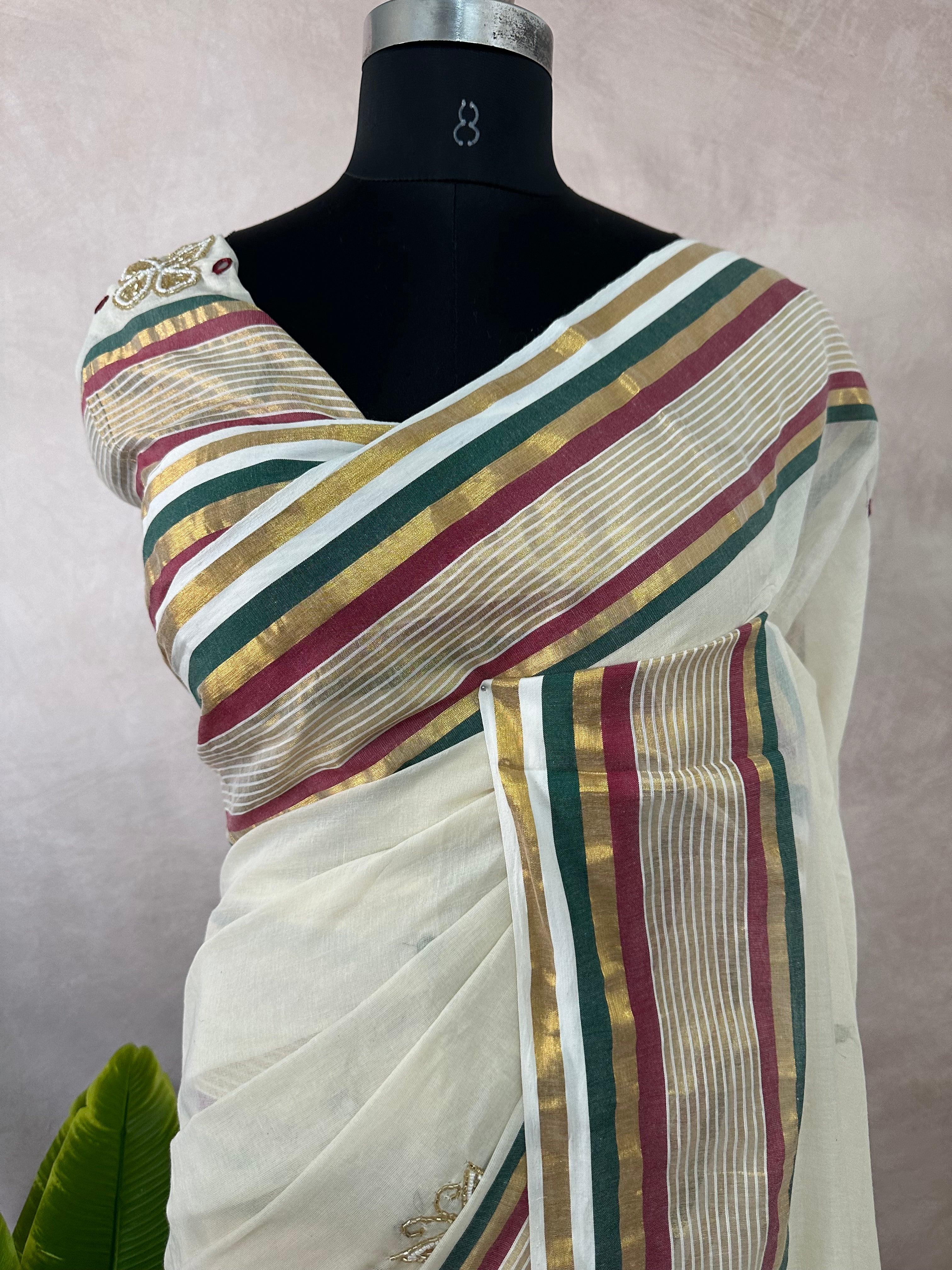Mulcotton saree