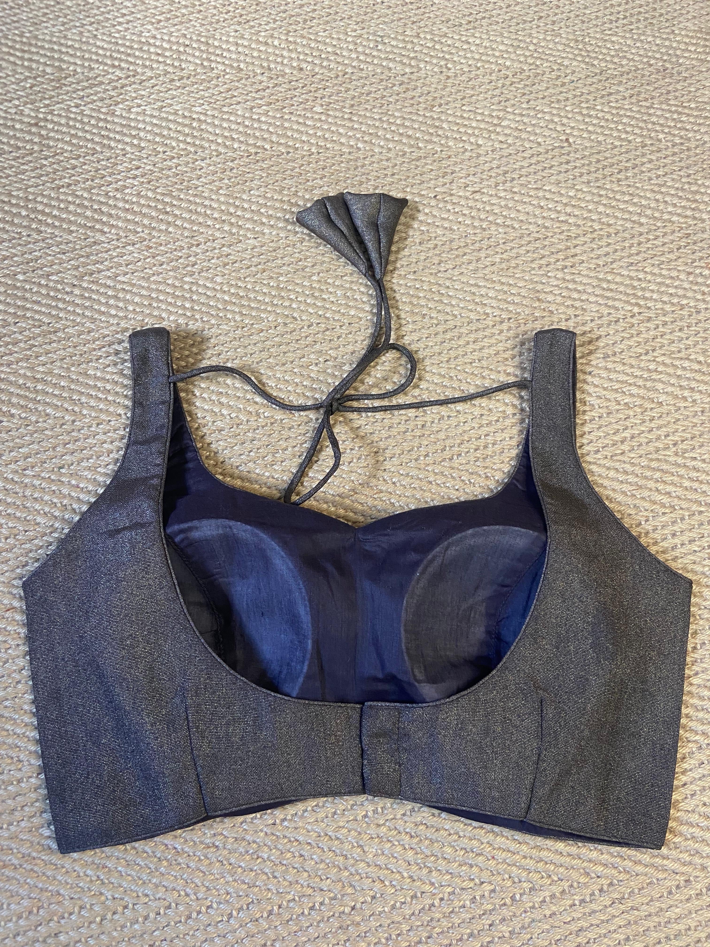 Black tissue blouse