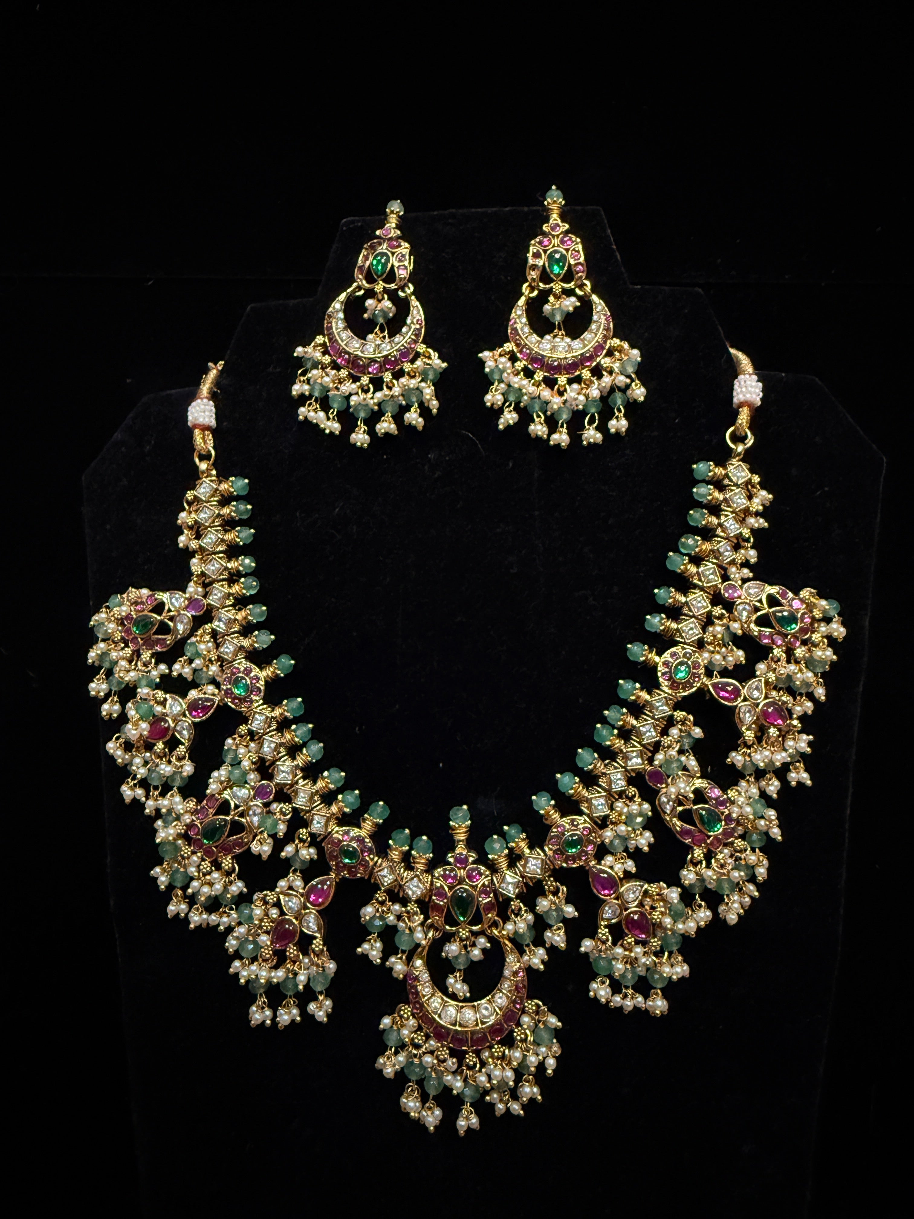 Guttapusalu necklace and earring