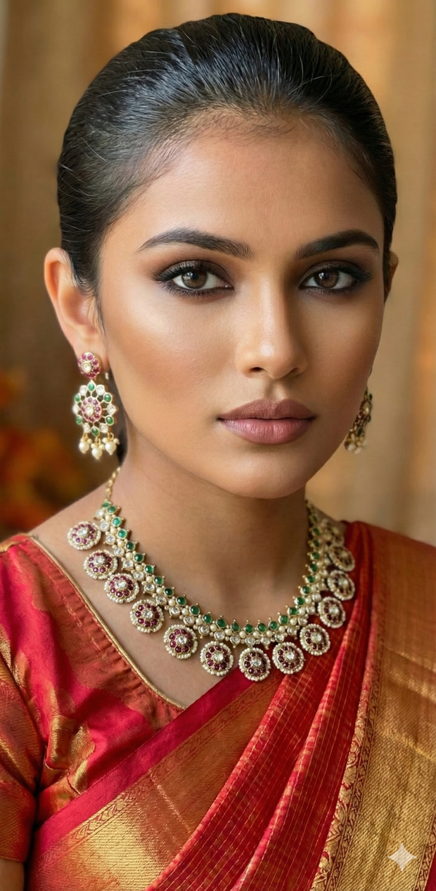 Necklace with earring