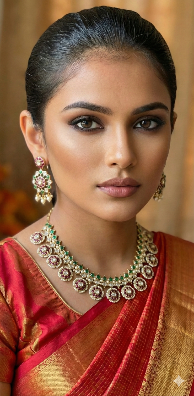 Necklace with earring