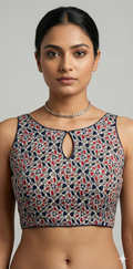 Ajrakh blouse