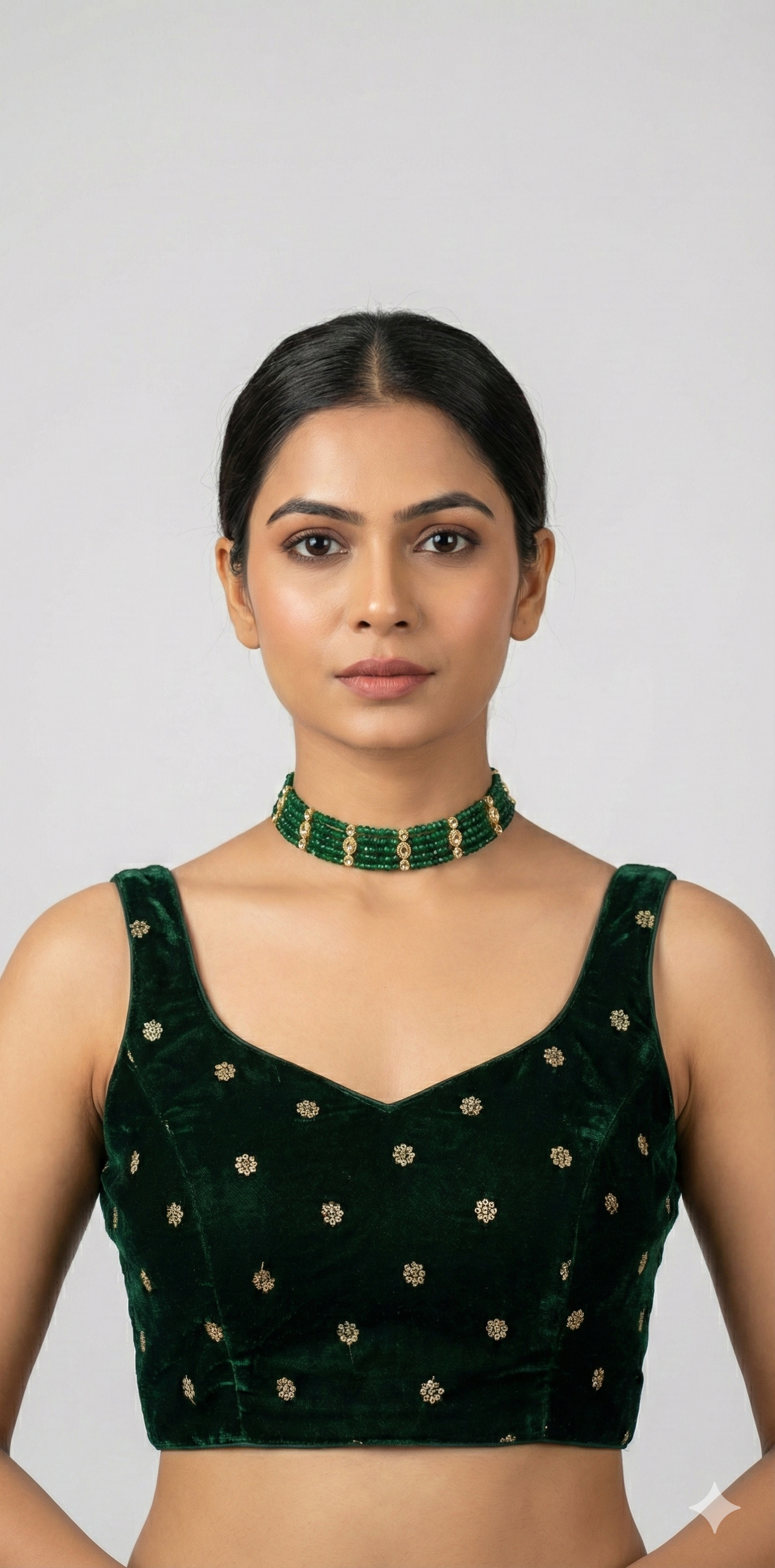 Green Velvet blouse