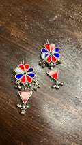 Glass earring