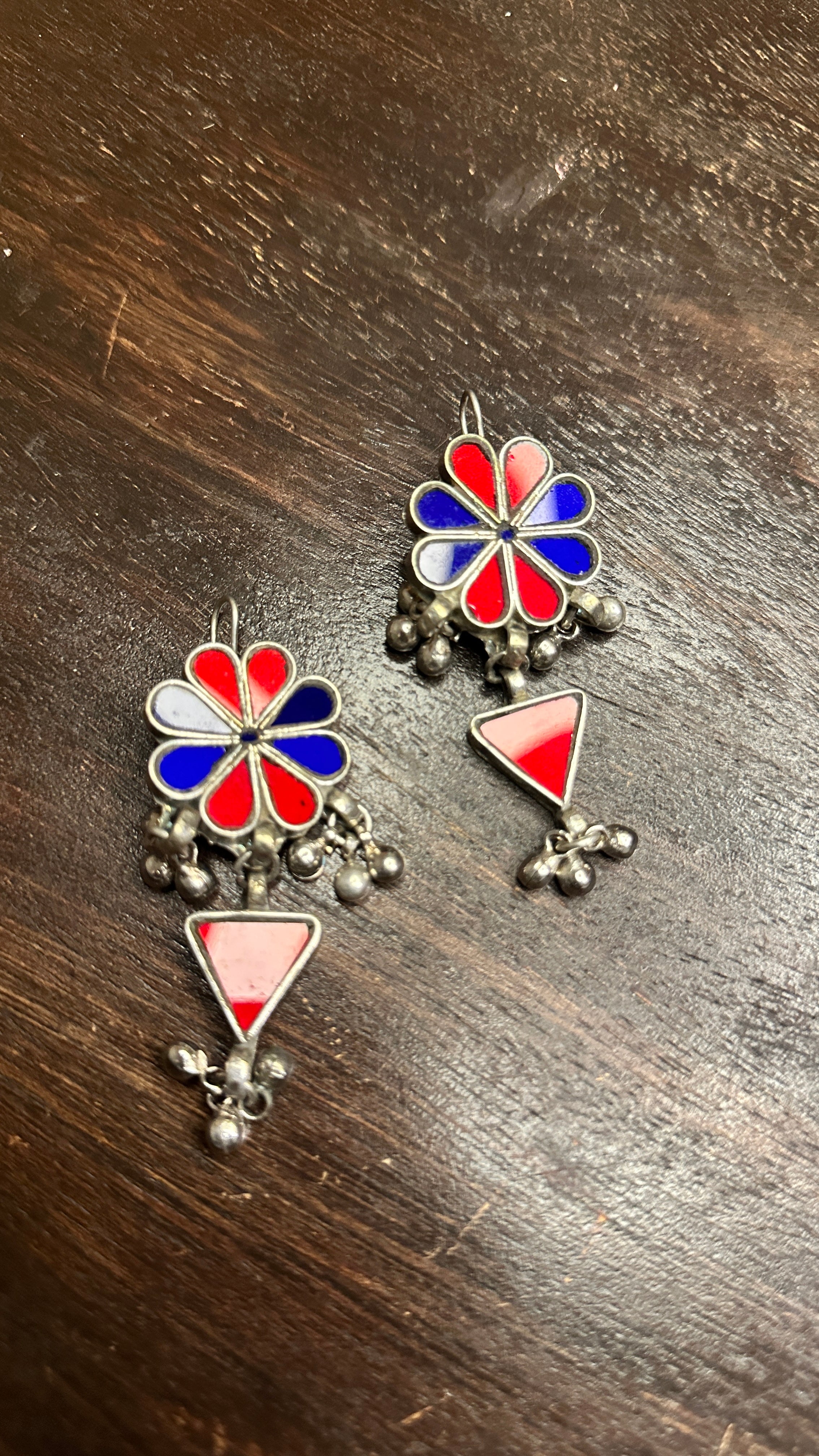 Glass earring