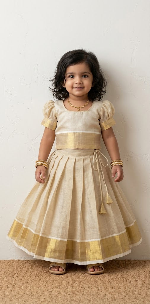 skirt and brocade blouse - 1yr