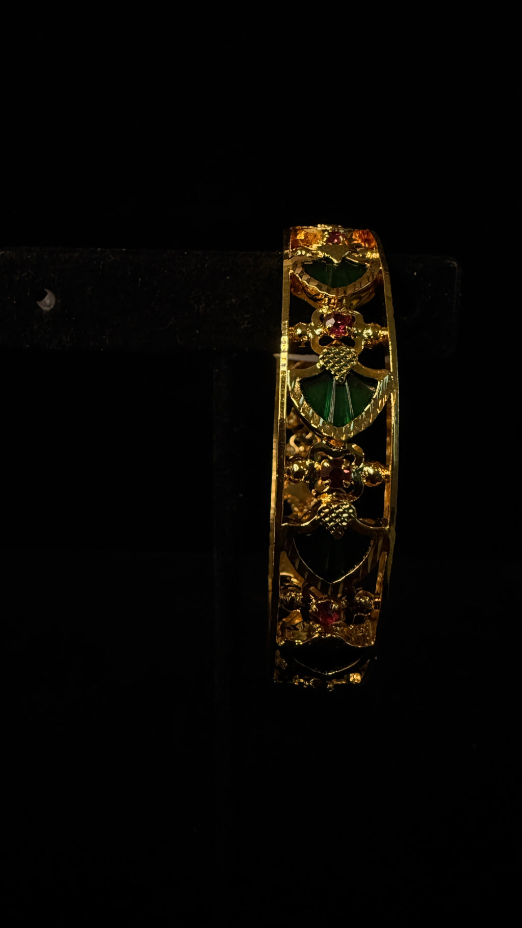 1gm gold plated palakka kada - Size 2.4