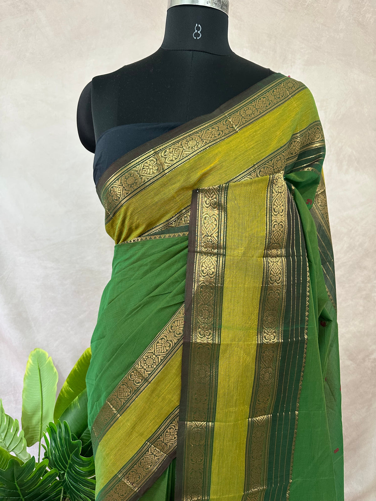 Kanchivaram cotton handloom saree , no BP