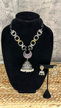 Necklace with earring