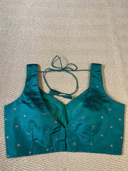 Bottle green blouse
