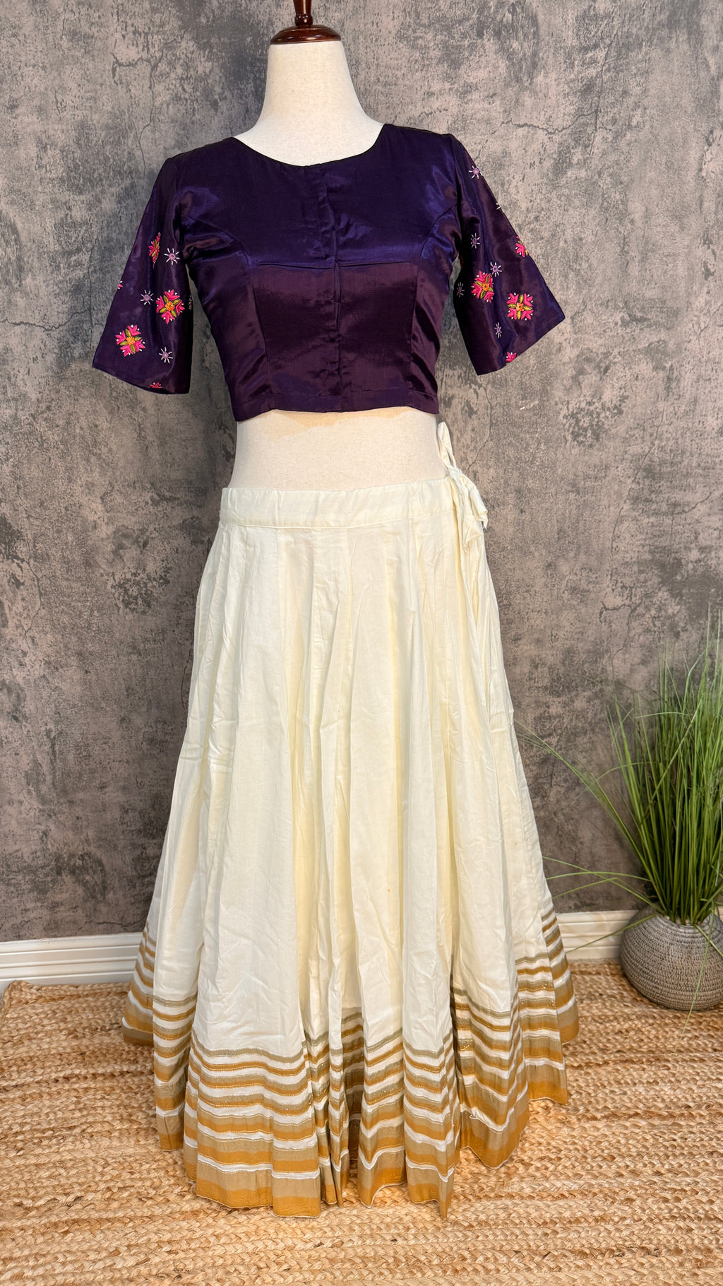 8 m flare navrathri skirt
