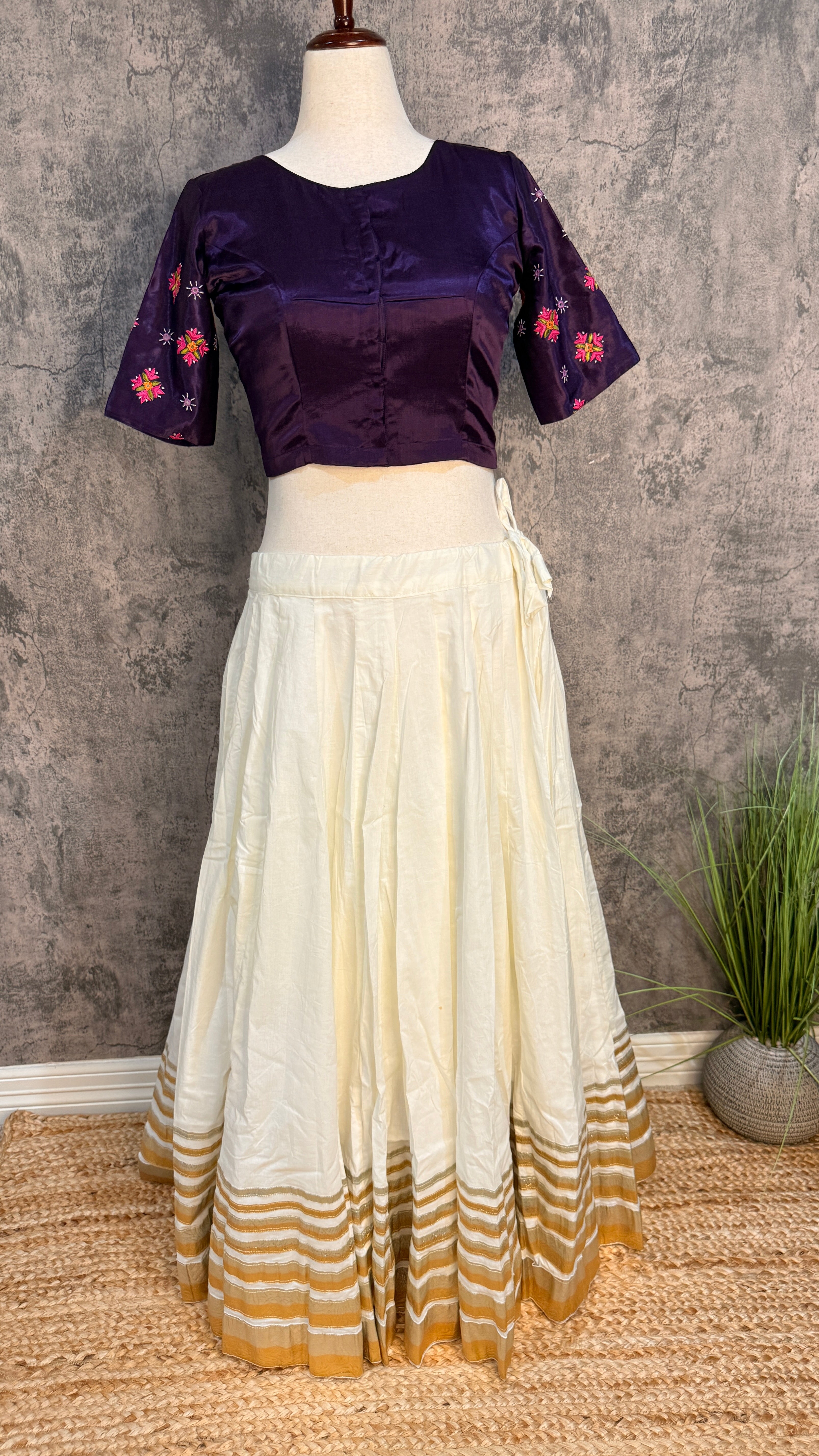8 m flare navrathri skirt