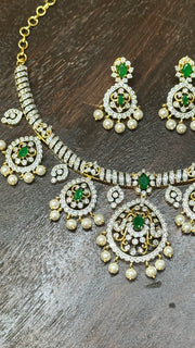 Necklace with earring