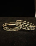 Silver replica light weight bangle set - 2.4