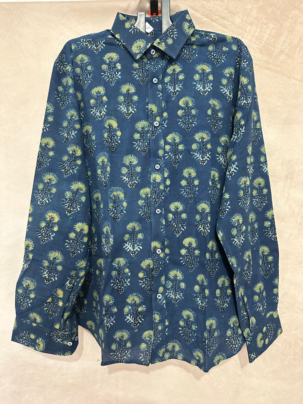 Ajrakh handblock printed shirts in pure Cotton