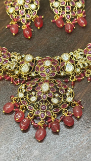 Necklace with earring