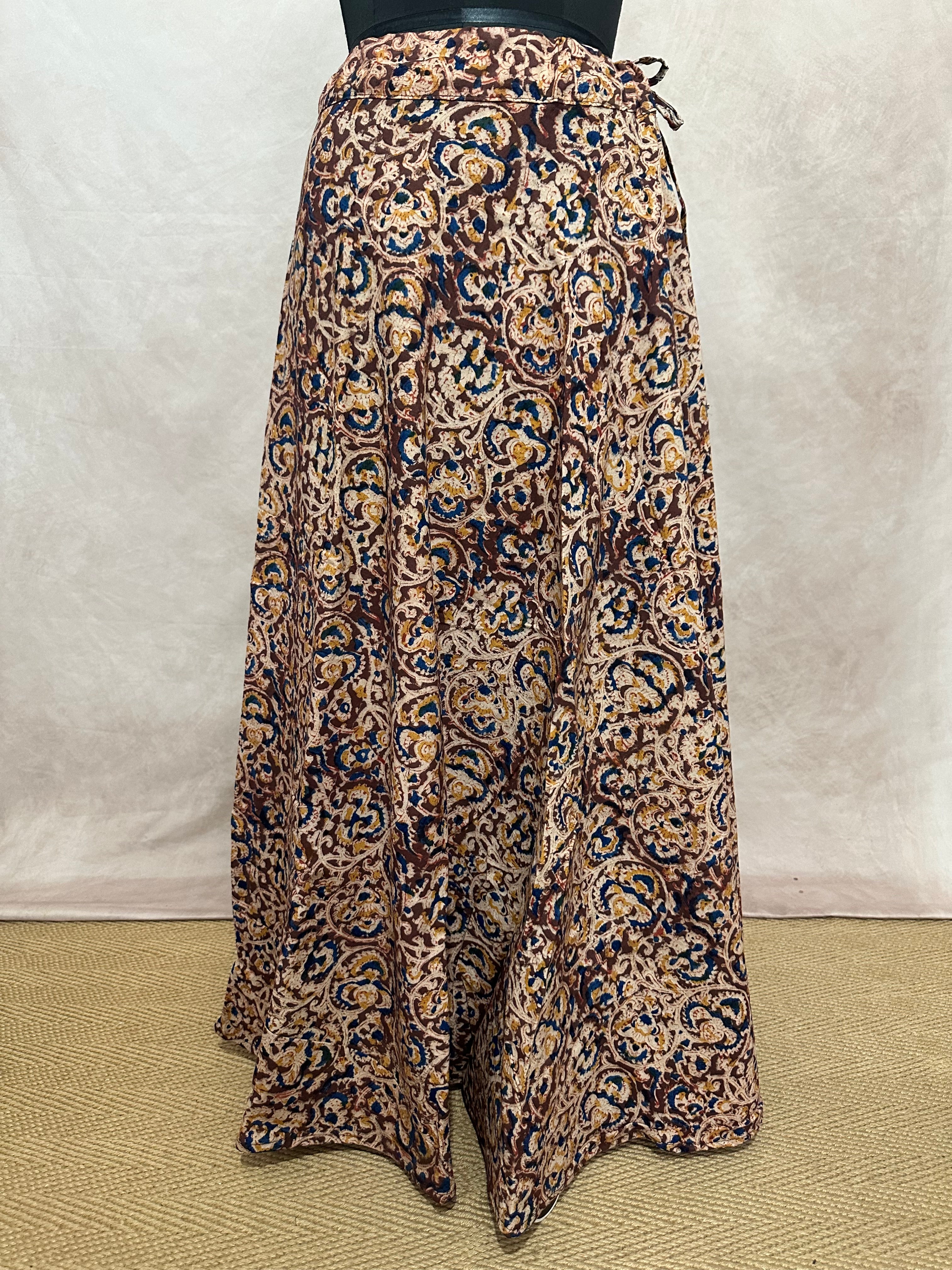 Kalamkari skirt - fits up to 36inch waist