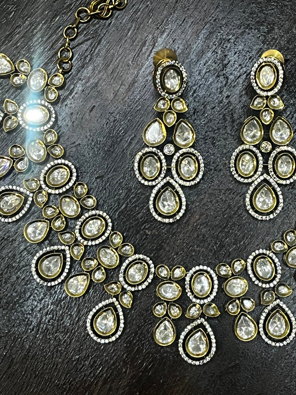 Necklace with earring