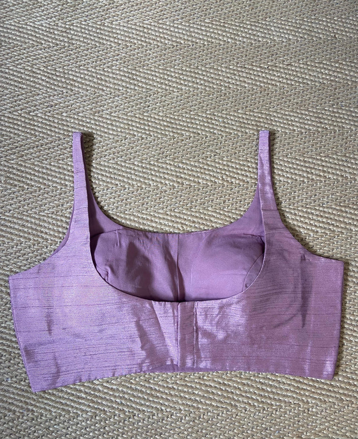 Blush pink sleeveless blouse