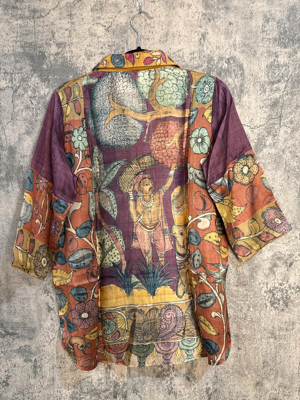 Kalamkari dijital printed kurti shirts