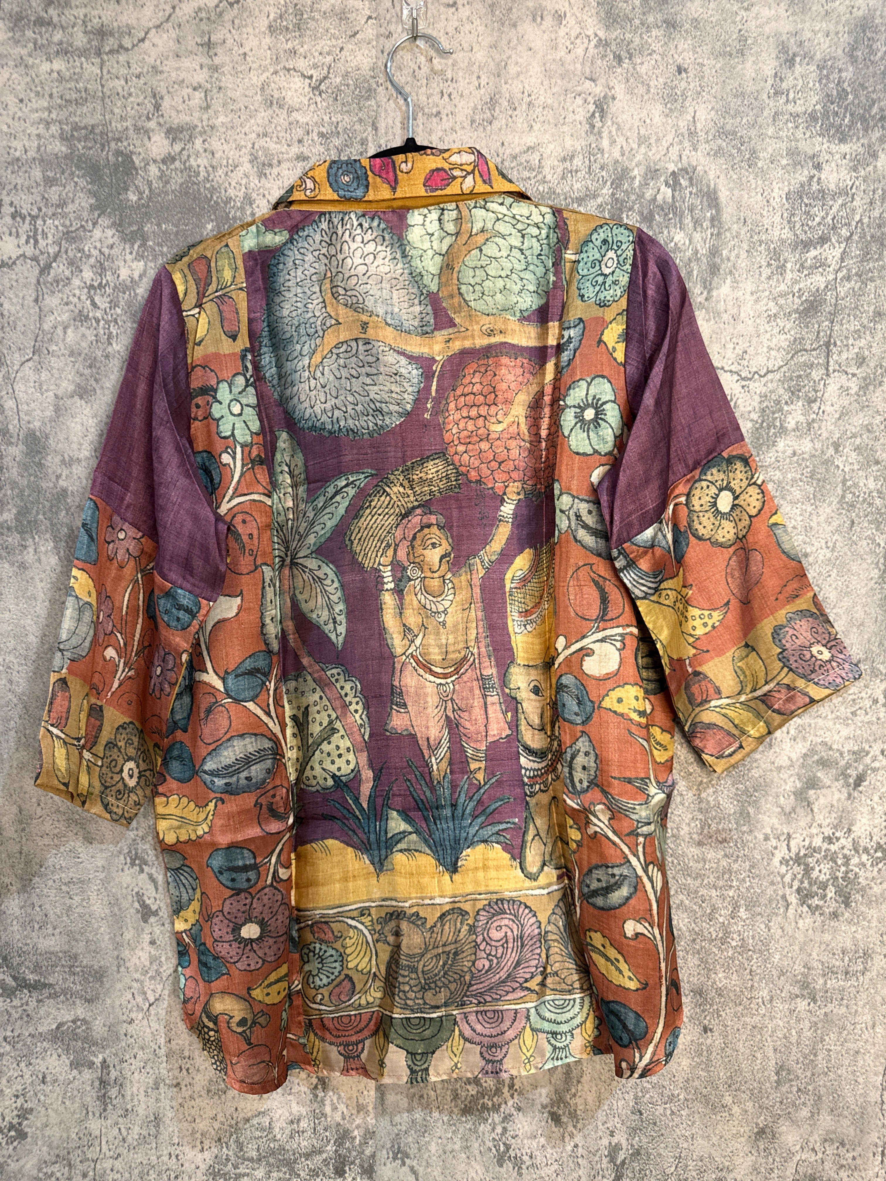 Kalamkari dijital printed kurti shirts