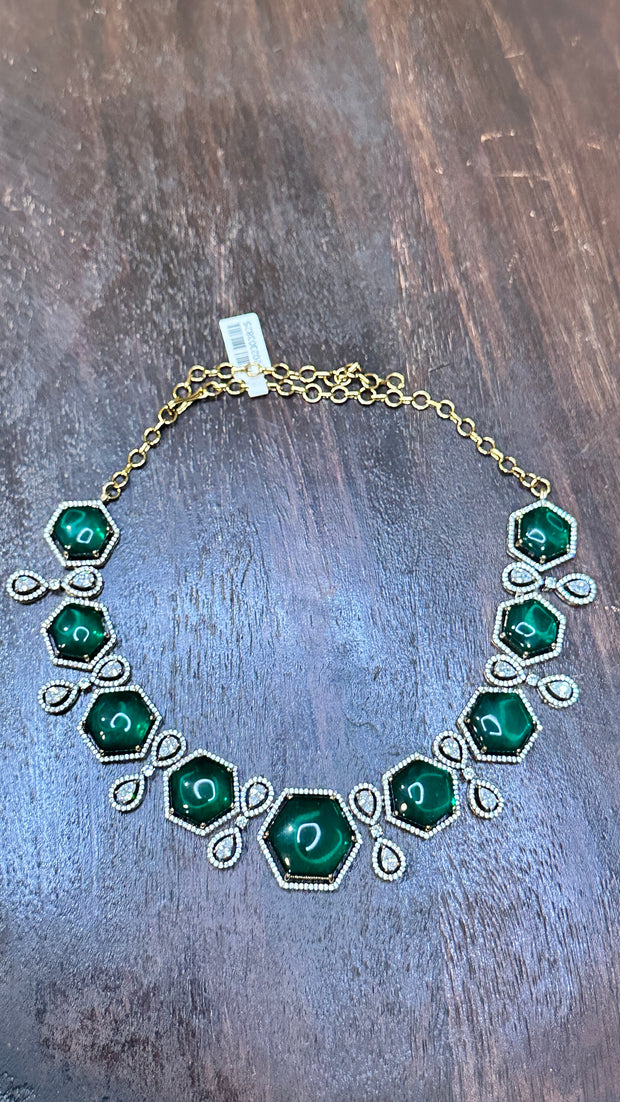 Necklace with earring