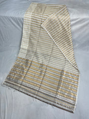 Designer tissue chanderi saree with stitched blouse