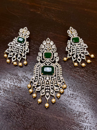 AD pendent with earring